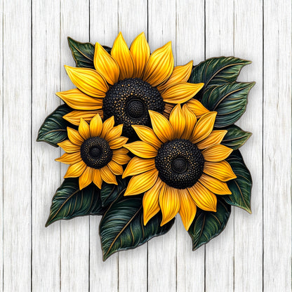 Shineful 2D Metal Sign Sunflower Serenity