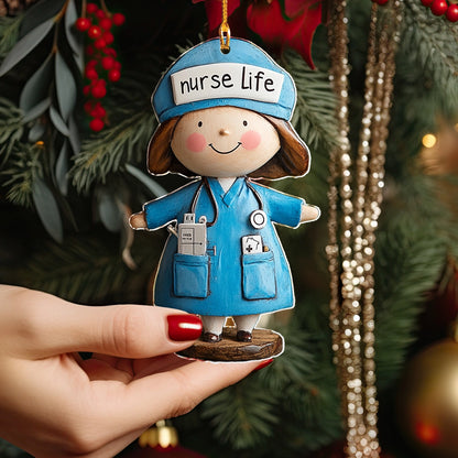 Shineful 2D Acrylic Ornament Cute Nurse Life