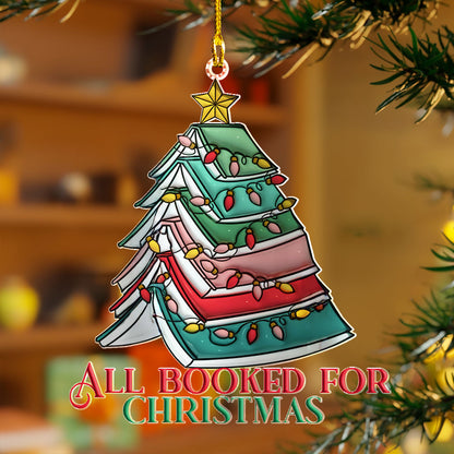 Shineful 2D Acrylic Ornament - All Booked for Christmas