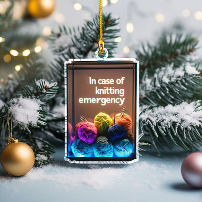 Shineful Acrylic Ornament Knitting Emergency