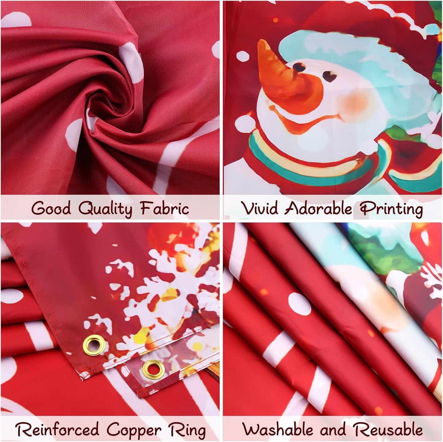 Shineful Garage Door Banner Decoration - Santa Surprise