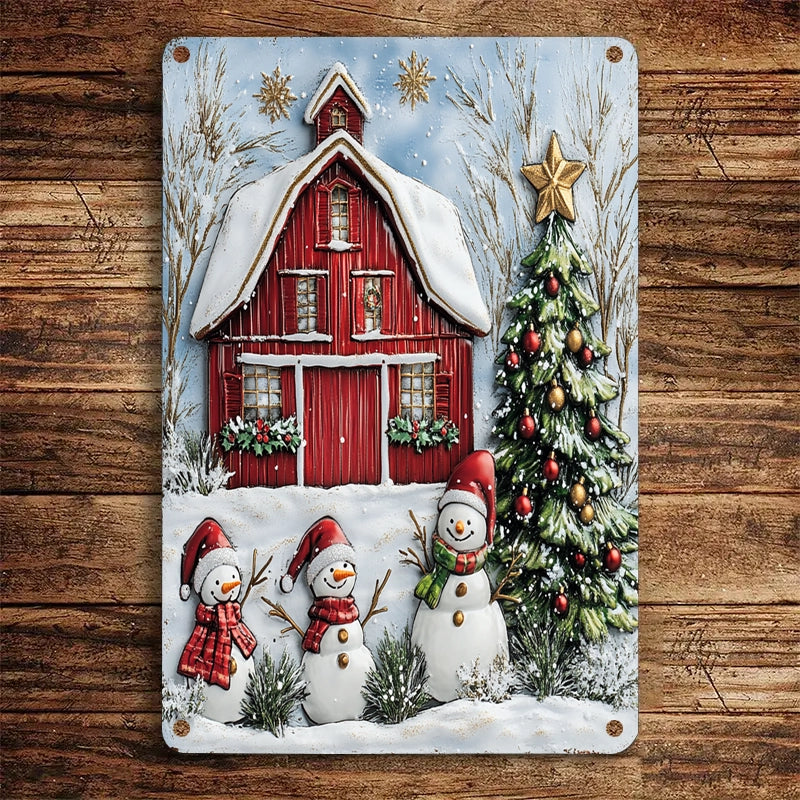 Shineful 2D Metal Sign Country Christmas Cheer