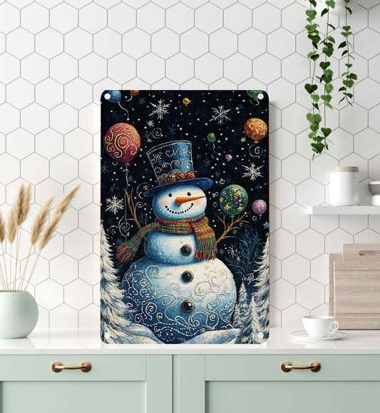 Shineful 2D Metal Sign Frosty Cheer