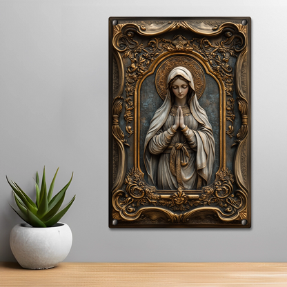 Shineful 2D Metal Sign Maria Maternal Grace