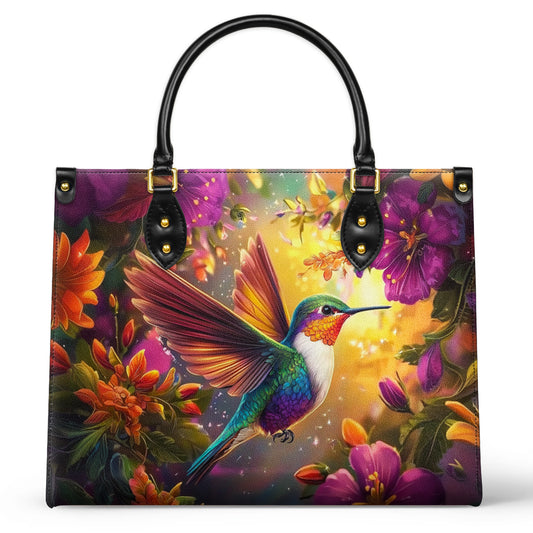 Shineful Leather Bag Hummingbird Blossom