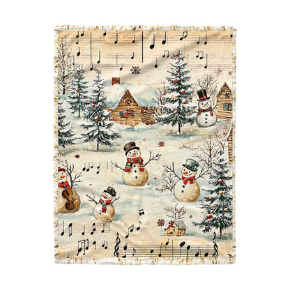 Shineful Fleece Blanket Snow Melody