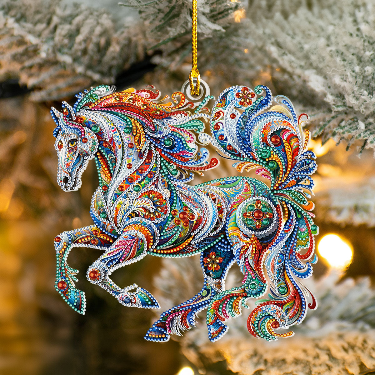 Shineful 2D Acrylic Ornament Majestic Spirit Horse