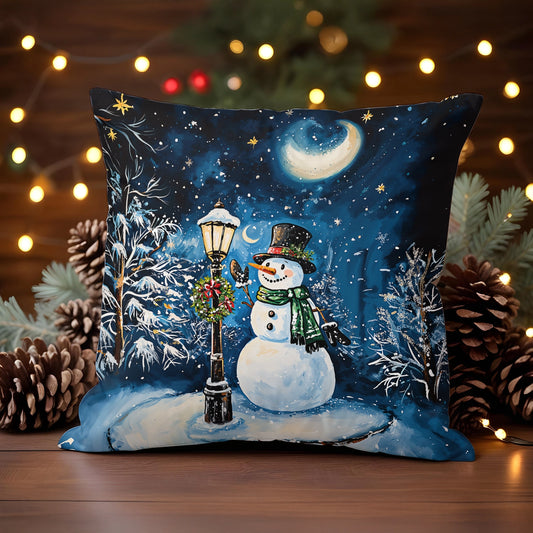 Shineful 2D Print Cushion Cover, Pillowcase, Pillows Covers - Frosty Night