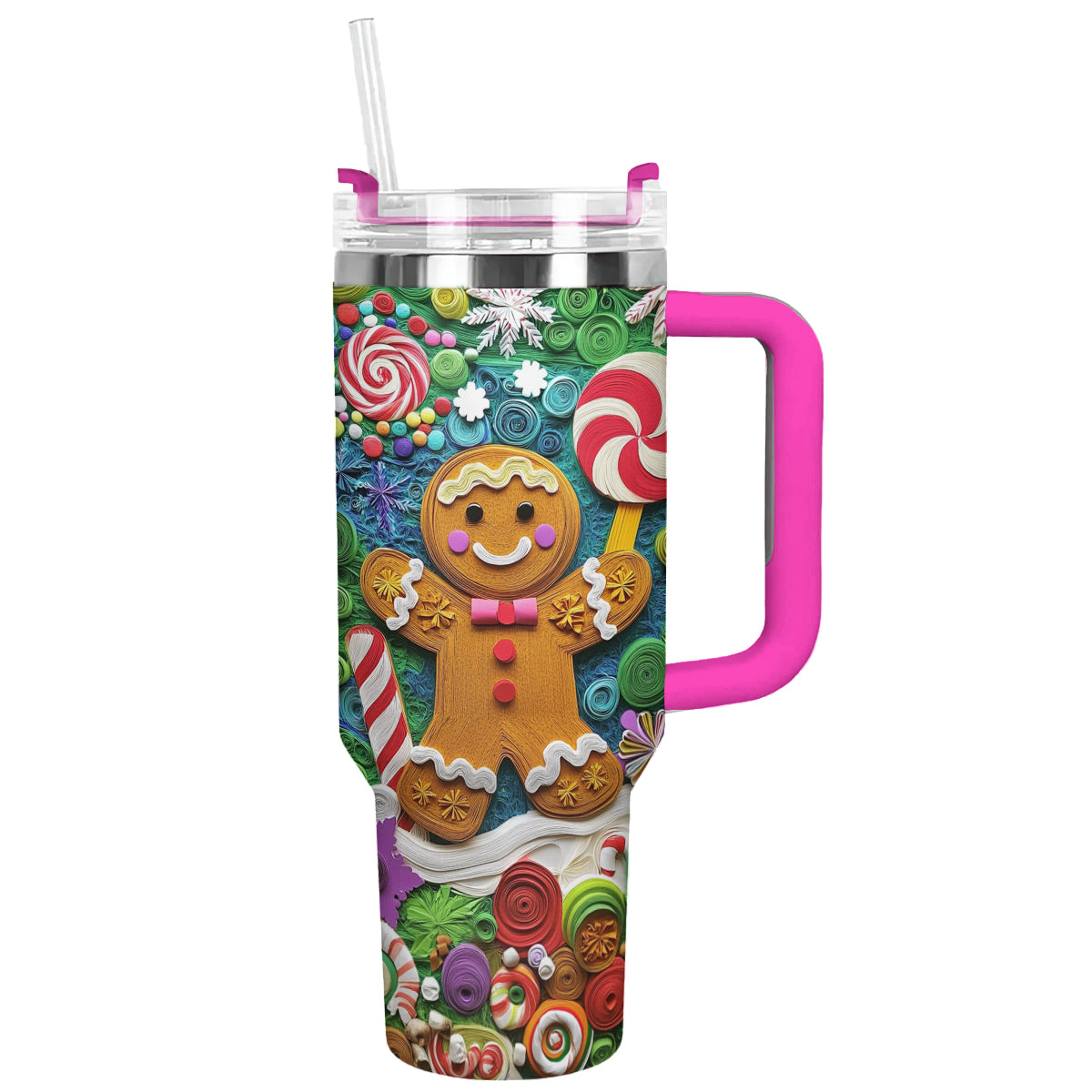 Shineful Tumbler Gingerbread Man Christmas