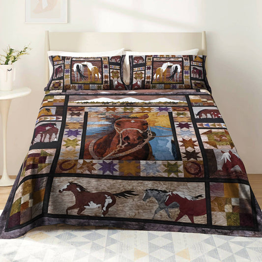 Shineful 4-Piece Bed Sheet Set Wild Spirit