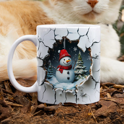 Shineful Ceramic Mug Jolly Snowman