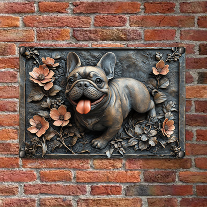 Shineful 2D Metal Sign Lovely Frenchie