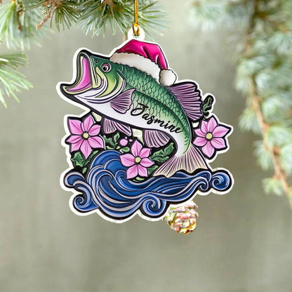 Shineful 2D Acrylic Ornament Personalized Gentle Bass Christmas Lovely