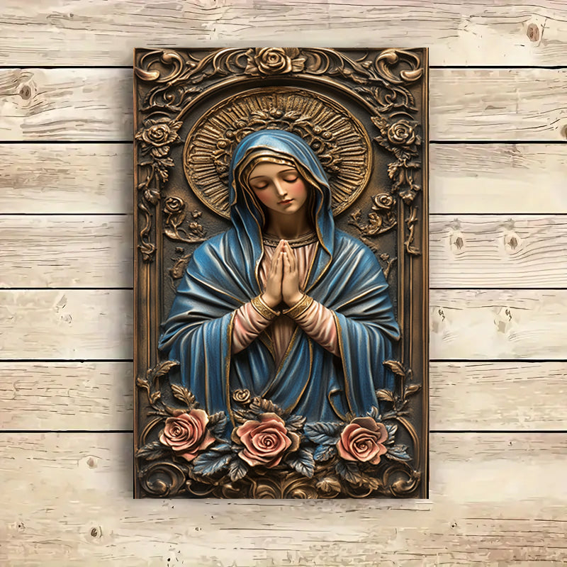 Shineful 2D Metal Sign The Blessed Virgin Maria