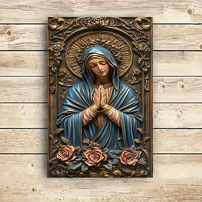 Shineful 2D Metal Sign The Blessed Virgin Maria