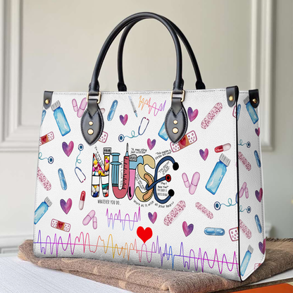 Shineful Leather Bag Nurse Colorful