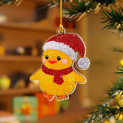 Shineful 2D Acrylic Ornament Twinkling Baby Chicken Collection