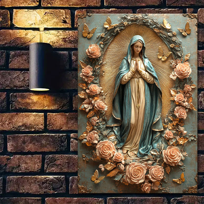 Shineful 2D Metal Sign Sacred Devotion