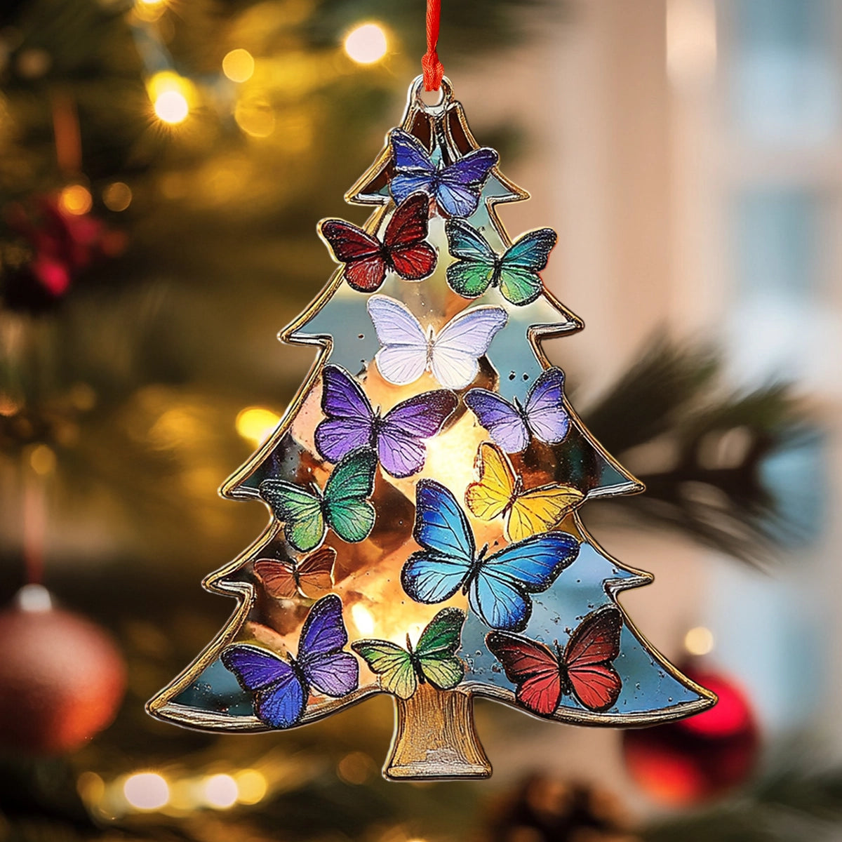 Shineful 2D Acrylic Ornament Tree of Butterflies