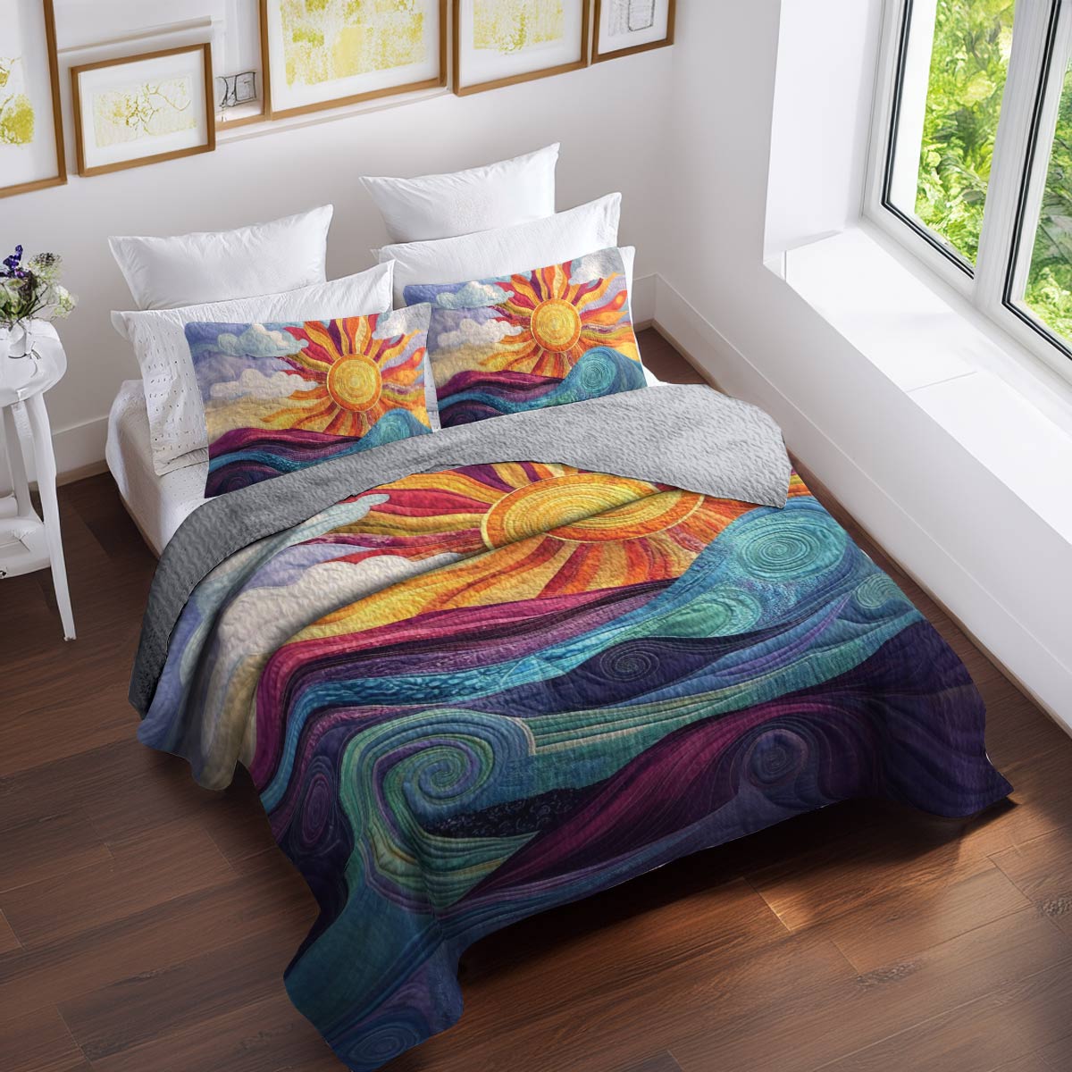 Shineful All Season Quilt 3-Piece Set Coastal Dreams