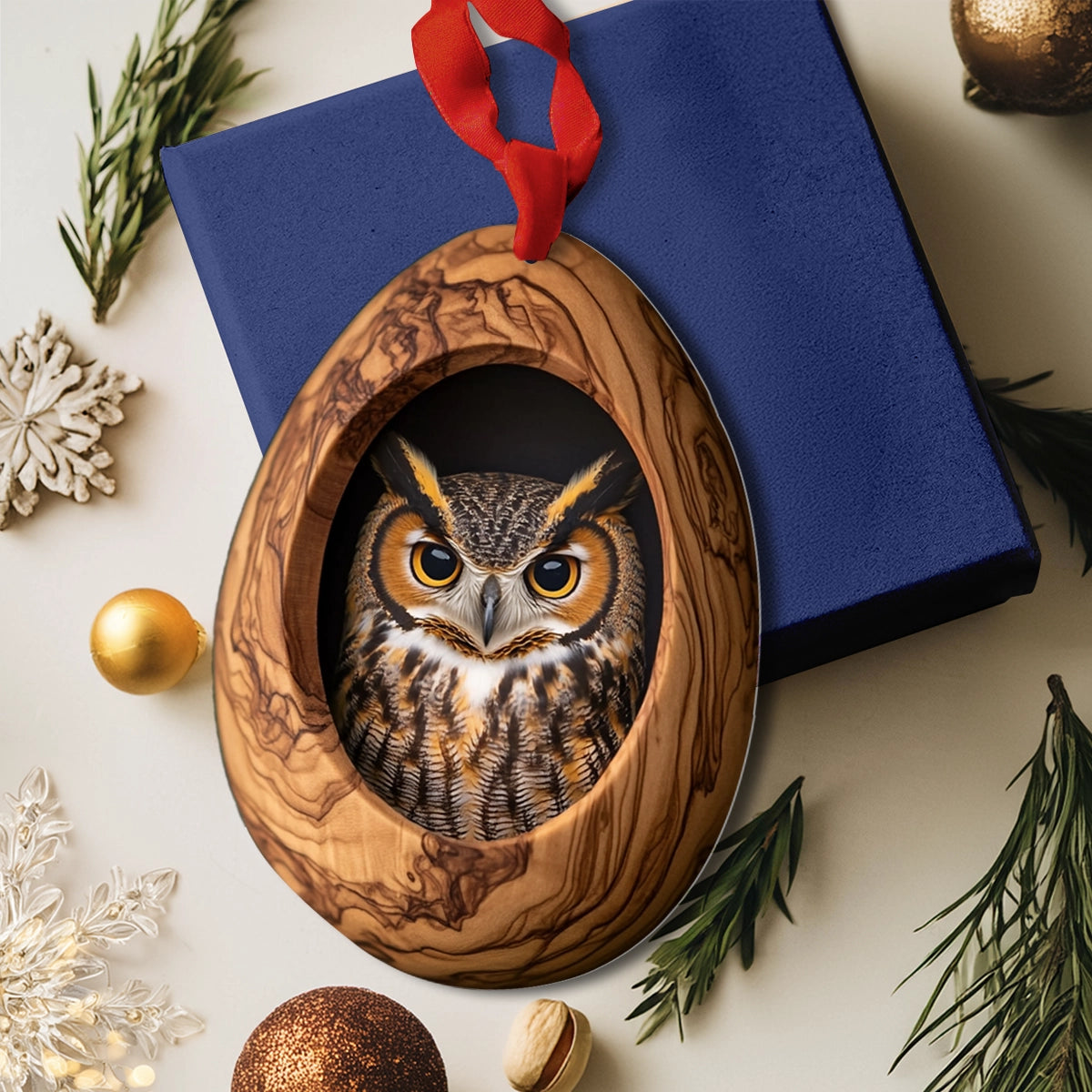 Shineful 2D Acrylic Ornament Mystic Owl Nest