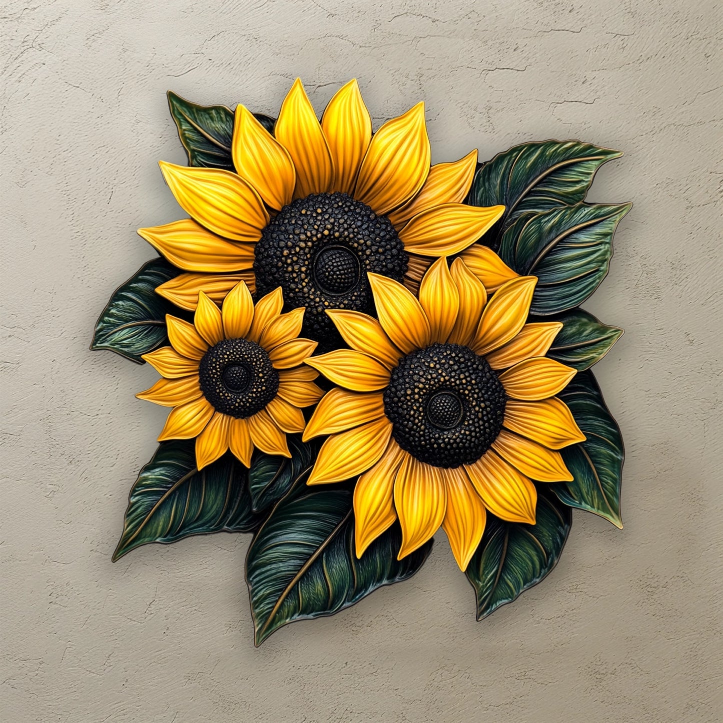 Shineful 2D Metal Sign Sunflower Serenity