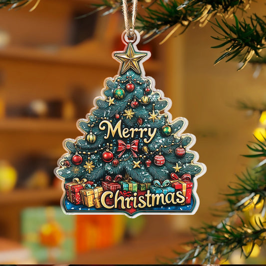 Shineful Acrylic Ornament Merry Christmas Tree