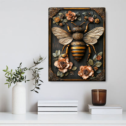 Shineful 2D Metal Sign Bee Alluring