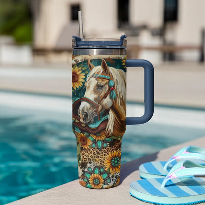 Shineful Tumbler Wildflower Horse