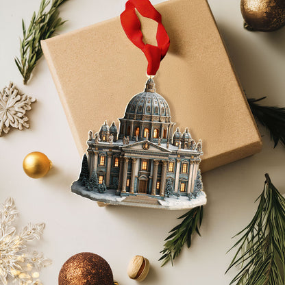 Shineful 2D Acrylic Ornament - Majestic St. Peter's Basilica