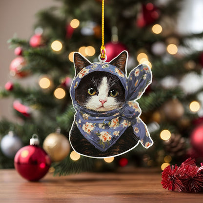 Shineful 2D Acrylic Ornament Meow Holiday