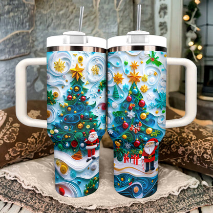 Shineful Glossy Tumbler Jolly Tree Cheer