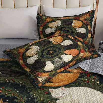 Shineful All Season Quilt 3-Piece Set Catnap Comfort