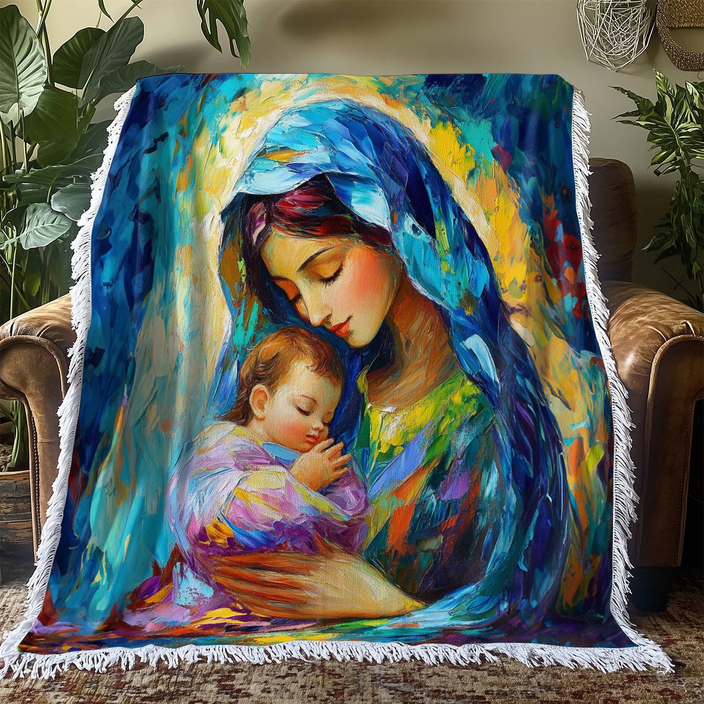 Shineful Woven Tapestry Throw Blanket  Blessed Art