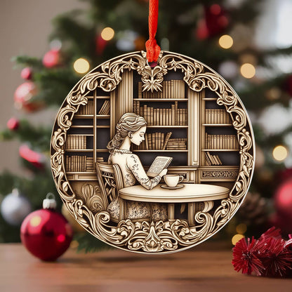 Shineful 2D Acrylic Ornament Bookworm's Dream