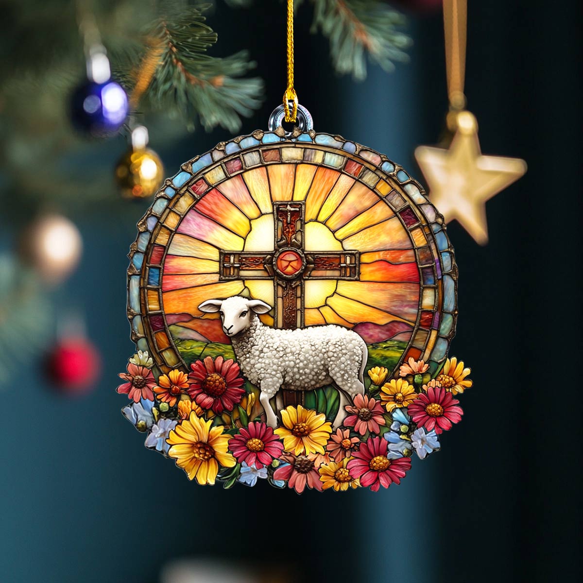 Shineful 2D Acrylic Ornament Lamb of Grace