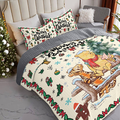 Shineful All Season Quilt 3-teiliges Set Winnie und Freunde