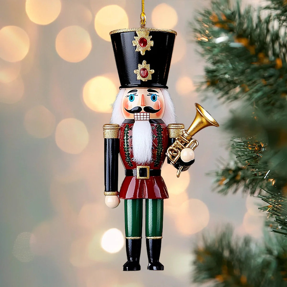 Shineful Acrylic Ornament Christmas Nutcracker Royal Charm