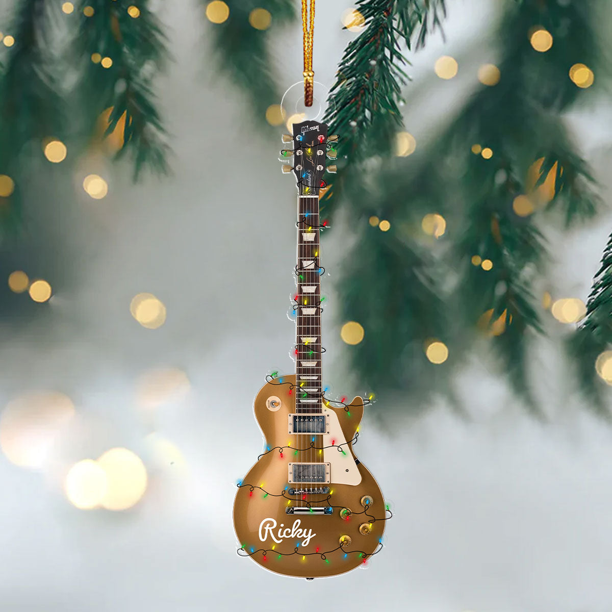 Shineful 2D Acrylic Ornament - Personalized Les Paul Guitar Collection