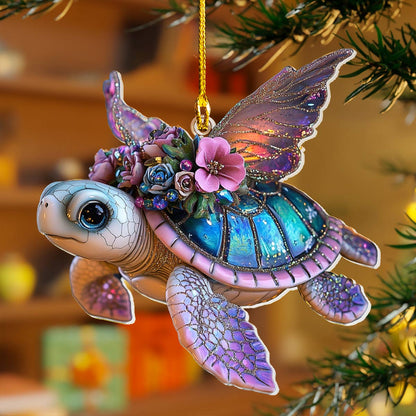 Shineful Acrylic Ornament Fairy Turtle