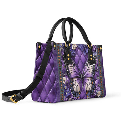 Shineful Leather Bag Violet Grace Bloom