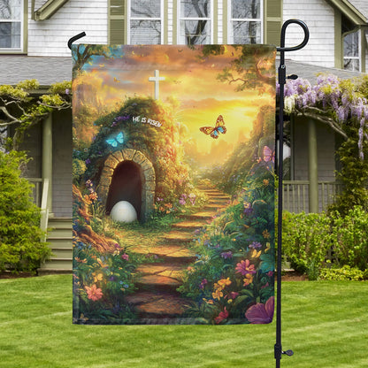 Shineful Garden Flag 12" x 18" Hopeful Sunrise Path