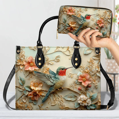 Shineful Leather Bag Hummingbird Whisper