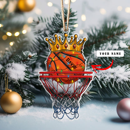 Shineful Personalized 2D Acrylic Ornament - King of the Court