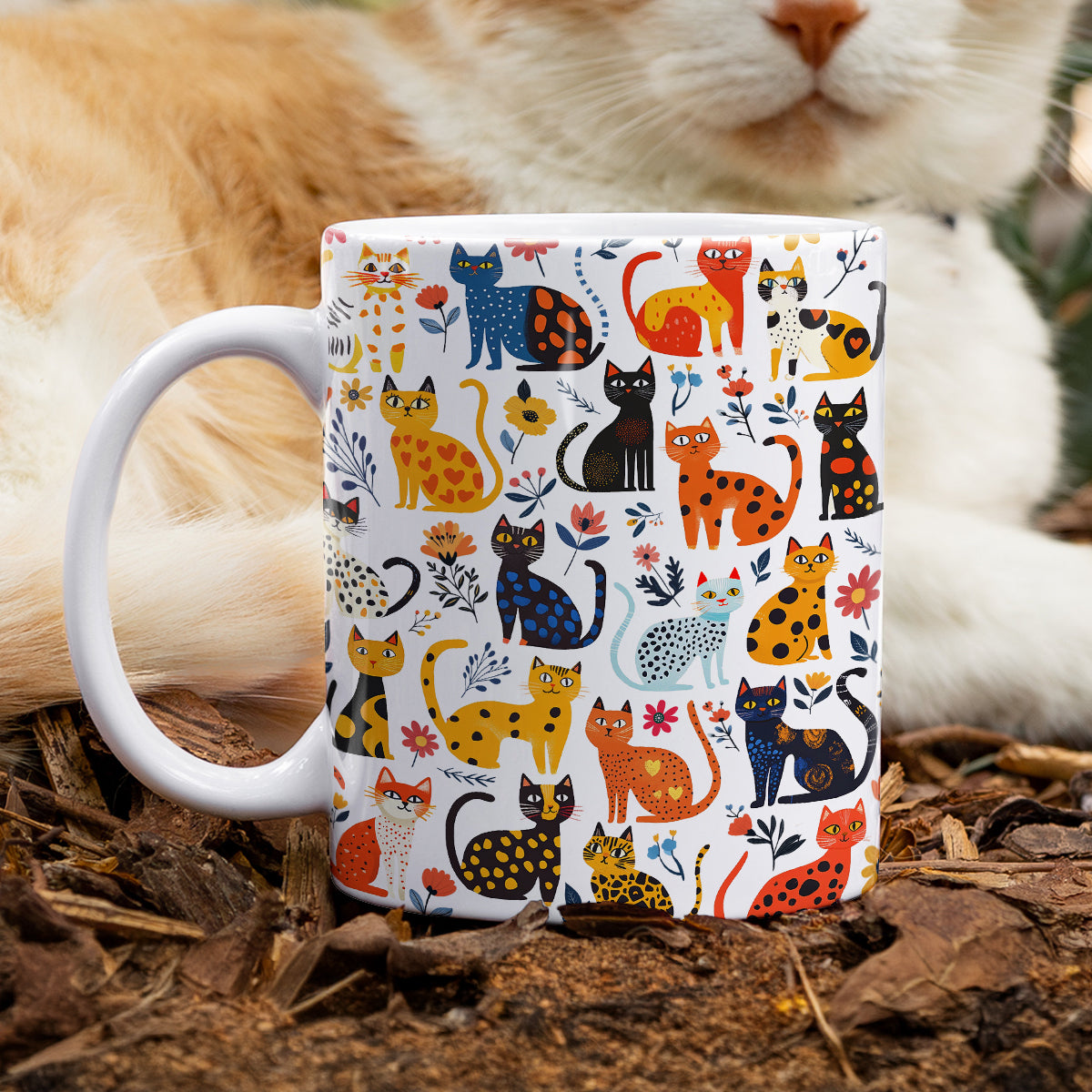 Shineful Ceramic Mug The Meowgical Parade