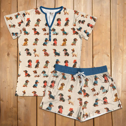 Shineful Pajama Shorts Cuteness Wiener