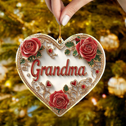 Shineful Acrylic Ornament Happy Christmas Grandma