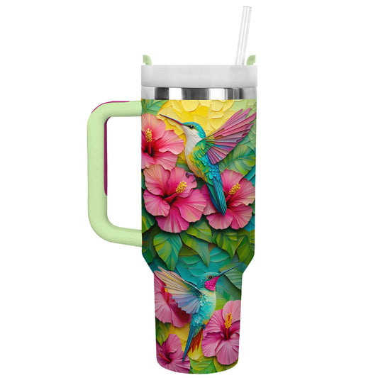 Shineful Glossy Tumbler Stunning Hummingbird