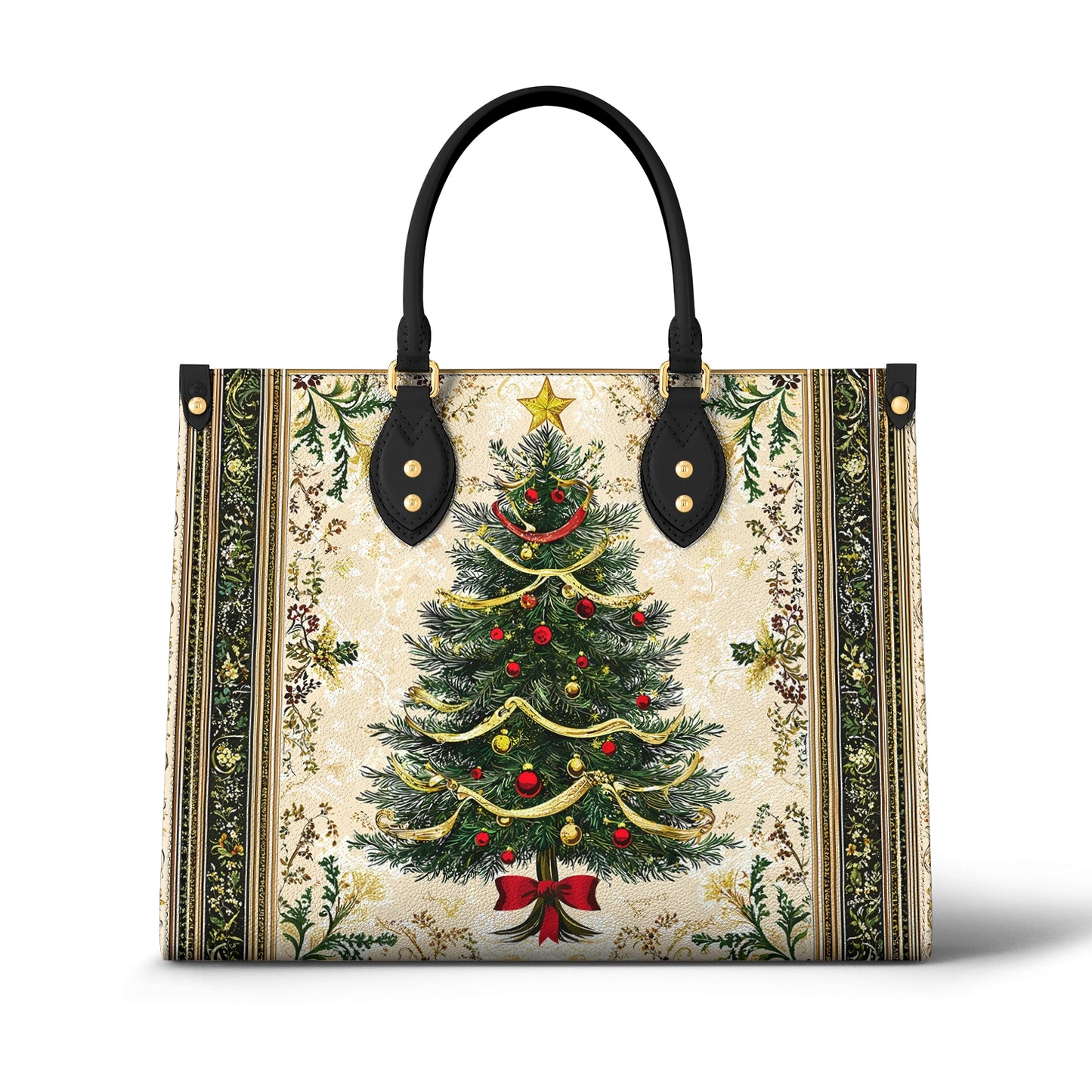 Shineful Leather Bag Classic Christmas Tree