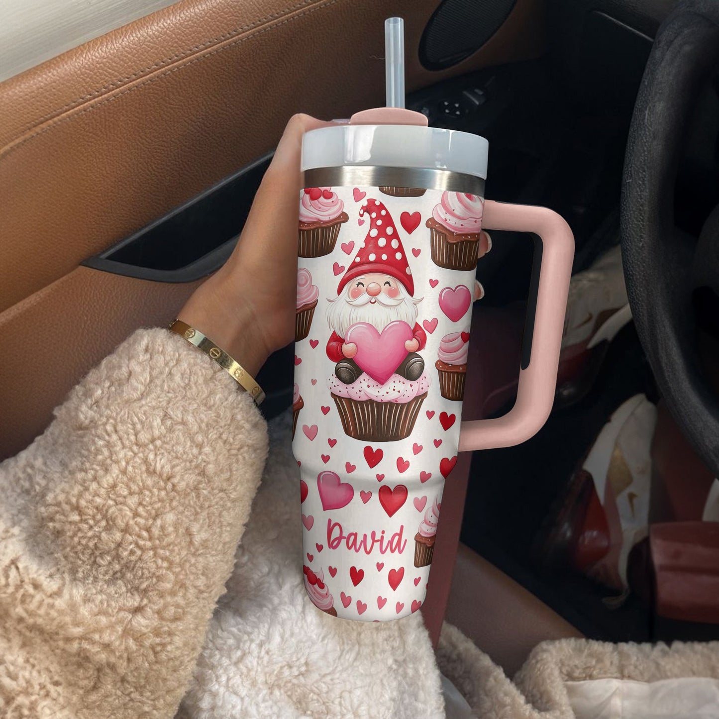 Shineful Personalized Tumbler Couple Valentine